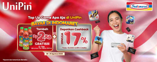 Top Up Game Apa Aja di UniPin, Tambah Rp2,000 Gratis S-Tee + Cashback hingga 17%